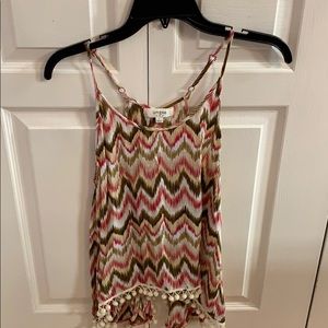 Multi colored tank top